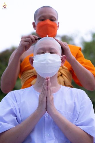 ภาพ No.44180:ประมวลภาพพิธีตัดปอยผมนาคธรรมทายาท รุ่นวันคุ้มครองโลกเฟส 1  ณ วัดพระธรรมกาย