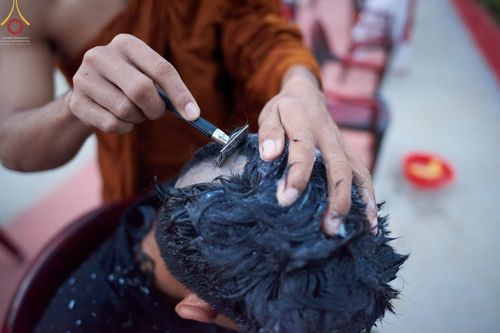 ภาพ No.64736:พิธีบรรพชาสามเณร โครงการบรรพชาสามเณร 500 รูป ประเทศบังกลาเทศ วันที่ 22 พฤศจิกายน พ.ศ. 2565