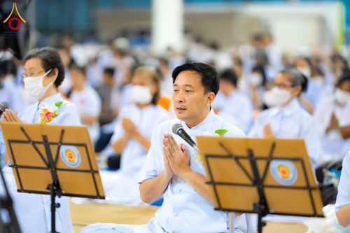 ภาพ No.121610:พิธีถวายภัตตาหารเป็นสังฆทาน แด่คณะพระธรรมยาตรา ปีที่ 12 วันที่ 31 มกราคม พ.ศ. 2567 ณ สภาธรรมกายสากล วัดพระธรรมกาย