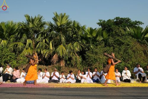 ภาพ No.116668:พิธีต้อนรับพระธรรมยาตรา ปีที่ 12 ณ อนุสรณ์สถานบางปลา จ.นครปฐม วันที่ 21 มกราคม พ.ศ. 2567