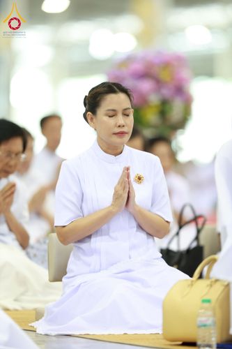 ภาพ No.258174:วันอาทิตย์ที่ 5 ตุลาคม พ.ศ. 2568 พิธีบูชาข้าวพระ ณ สภาธรรมกายสากล วัดพระธรรมกาย