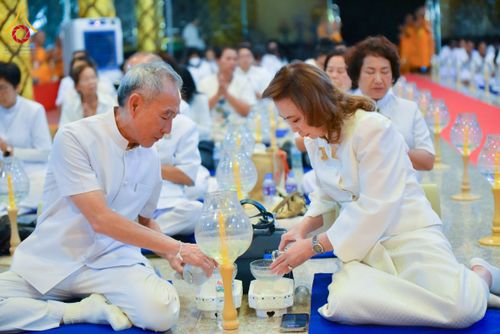 ภาพ No.210713:วันพฤหัสบดีที่ 13 มีนาคม พ.ศ. 2568  สมโภชพระประธานอุโบสถวัดป่าอุบลแก้ว จังหวัดอุบลราชธานี