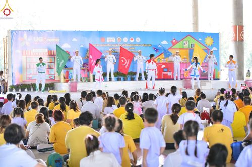 ภาพ No.84641:โครงการส่งเสริมและพัฒนาผู้เรียนมีคุณธรรม  จริยธรรม ประจำปีงบประมาณ 2566 ศูนย์พัฒนาเด็กเล็กและโรงเรียนอนุบาล องค์การบริหารส่วนตำบลคลองสาม ณ ศูนย์การเรียนรู้ UG5 Power พลังความดีสากล 5 ประการ มหารัตนวิหารคต วัดพระธรรมกาย วันอังคารที่ 25 กรกฎาคม พ.ศ. 2566