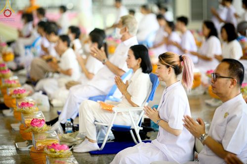 ภาพ No.131636:พิธีร่วมบุญบรรพชาสามเณร 5,000 รูป ณ บ้านแก้วเรือนทองคุณยาย สภาธรรมกายสากล วัดพระธรรมกาย วันเสาร์ที่ 23 มีนาคม พ.ศ. 2567