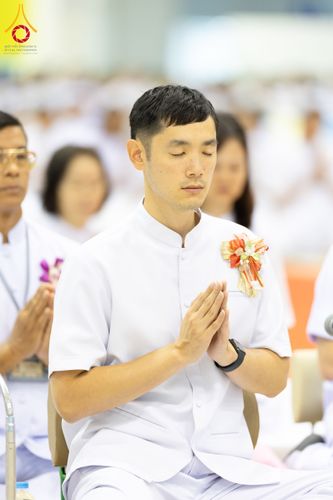 ภาพ No.134090:พิธีบูชาข้าวพระ  ในวันอาทิตย์ต้นเดือนที่ 7 เมษายน พ.ศ. 2567 ณ วัดพระธรรมกาย จ.ปทุมธานี