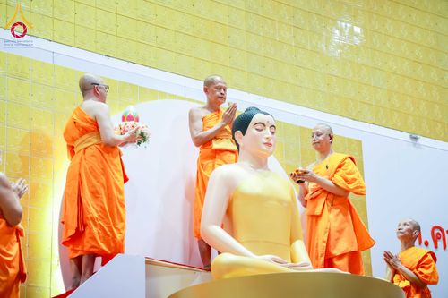 ภาพ No.315673:วันอาทิตย์ ที่ 22 มีนาคม พ.ศ. 2569 พิธีทอดผ้าป่าฉลองพระประธาน พิธีประดิษฐานพระบรมสารีริกธาตุในองค์พระประธาน พิธีจารึกชื่อบรรจุในแผ่นฌาน ณ ศูนย์ปฏิบัติธรรมสมุทรปราการ (บางบ่อ)