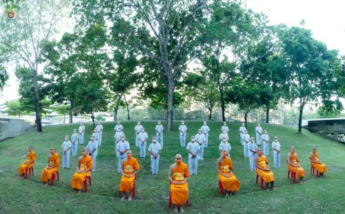 ภาพ No.44178:ประมวลภาพพิธีตัดปอยผมนาคธรรมทายาท รุ่นวันคุ้มครองโลกเฟส 1  ณ วัดพระธรรมกาย