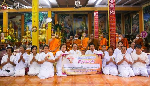 ภาพ No.54081:ประมวลภาพพิธีทอดกฐินสามัคคี ณ วัดเหล่าฝ้าย จ.ยโสธร (วันที่ 16 ตุลาคม พ.ศ. 2565)