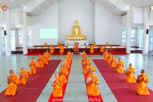 ภาพ No.40683:พิธีตัดปอยผม ปลงผม ขอขมารับผ้าไตรและพิธีบรรพชา ในโครงการอุปสมบท บูชาธรรมมหาปูชนียาจารย์ ประจำปี 2564 ชุดที่ 15