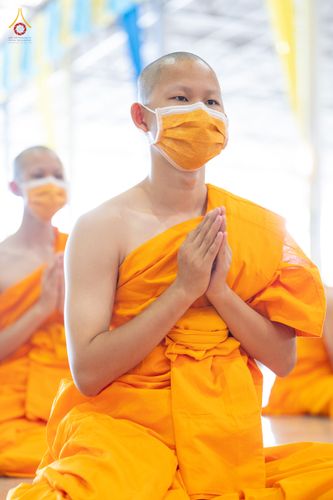 ภาพ No.79920:พิธีขอบรรพชา , พิธีคล้องอังสะ พิธีขอสรณคมน์และศีล , พิธีขอนิสสัย ในโครงการบรรพชาสามเณรฟื้นฟูพระพุทธศาสนาทั่วไทย วันเสาร์ที่ 8 เมษายน พ.ศ.2566