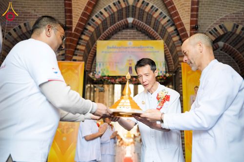 ภาพ No.329645:วันที่ 16 พฤษภาคม พ.ศ.2569 พิธีประดิษฐานพระประธาน และบรรจุพระบรมสารีริกธาตุ เนเธอร์เเลนด์