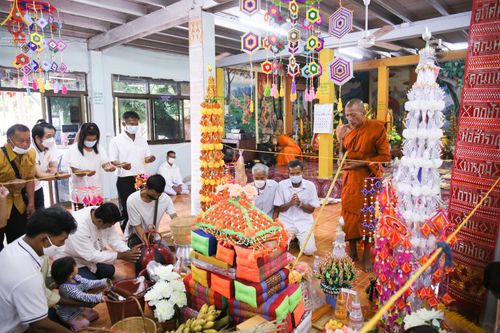 ภาพ No.54082:ประมวลภาพพิธีทอดกฐินสามัคคี ณ วัดเหล่าฝ้าย จ.ยโสธร (วันที่ 16 ตุลาคม พ.ศ. 2565)