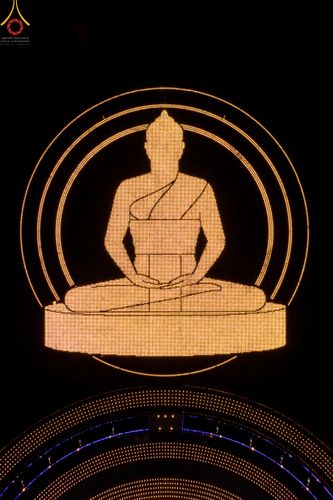 ภาพ No.49127:ประมวลภาพพิธีจุดประทีป  ในวันสมาธิโลก (วันเสาร์ที่ 6 สิงหาคม พ.ศ. 2565)