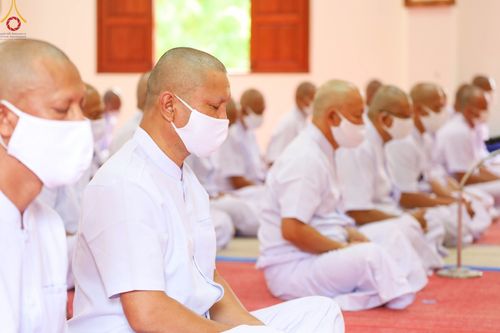 ภาพ No.48046:ประมวลภาพพิธีเวียนประทักษิณ และบรรพชาอุปสมบท รุ่นเข้าพรรษา ปี 2565