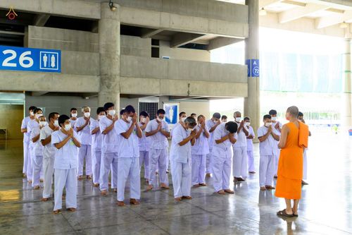 ภาพ No.47283:ประมวลภาพธรรมทายาท เข้ารับการอบรม ในโครงการบรรพชาอุปสมบทหมู่รุ่นเข้าพรรษา 2565