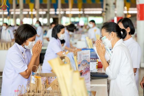 ภาพ No.46756:ประมวลภาพพิธีบูชาข้าวพระ วันอาทิตย์ที่ 5 มิถุนายน พ.ศ. 2565