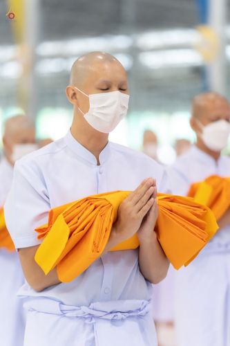 ภาพ No.44326:ประมวลภาพพิธีบรรพชา และพิธีถวายบาตร โครงการบวชภาคฤดูร้อน พ.ศ. 2565