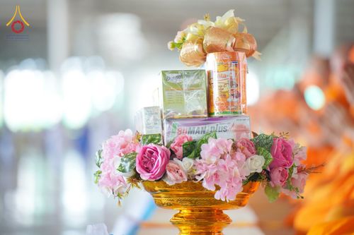 ภาพ No.49890:ประมวลภาพพิธีถวายคิลานเภสัช และอุปกรณ์ทางการแพทย์แด่คณะสงฆ์ วันเสาร์ที่ 20 สิงหาคม พ.ศ. 2565