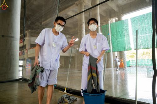 ภาพ No.47370:ประมวลภาพกิจวัตร-กิจกรรม ธรรมทายาท ในโครงการบรรพชาอุปสมบทหมู่ รุ่นเข้าพรรษา