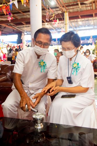 ภาพ No.52854:ประมวลภาพพิธีทอดกฐินสามัคคี ณ วัดโนนสมบูรณ์ จังหวัดปราจีนบุรี (วันที่ 14 ตุลาคม พ.ศ. 2565)