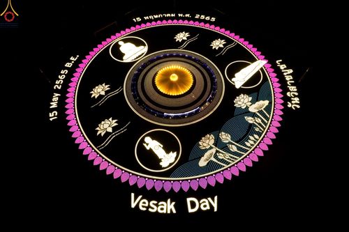 ภาพ No.46320:ประมวลภาพพิธีจุดวิสาขประทีป 2565 ณ วัดพระธรรมกาย