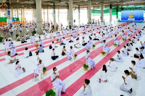 ภาพ No.47462:ประมวลภาพพิธีตัดปอยผม โครงการบรรพชาอุปสมบทหมู่ รุ่นเข้าพรรษา 2565