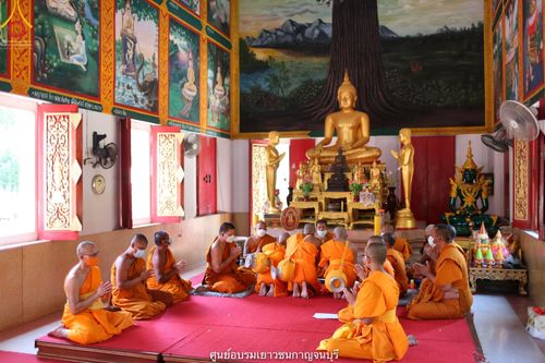 ภาพ No.40870:พิธีตัดปอยผม ปลงผม ขอขมารับผ้าไตรและพิธีบรรพชา ในโครงการอุปสมบท บูชาธรรมมหาปูชนียาจารย์ ประจำปี 2564 ชุดที่ 17