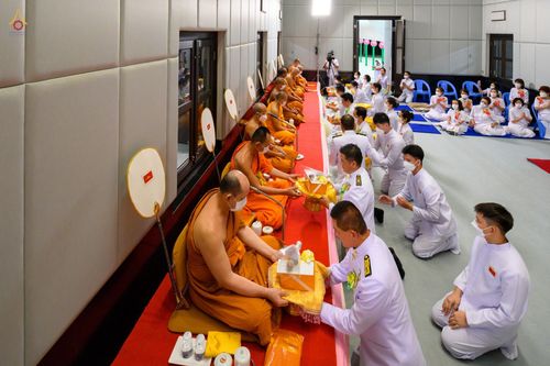 ภาพ No.47772:ประมวลภาพพิธีมุทิตาสักการะพระภิกษุนาคหลวง วันพุธที่ 6 กรกฎาคม พ.ศ. 2565