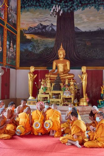 ภาพ No.48161:ประมวลภาพพิธีบรรพชาอุปสมบท รุ่นเข้าพรรษา ปี 2565 ณ ศูนย์อบรมเยาวชนกาญจนบุรี