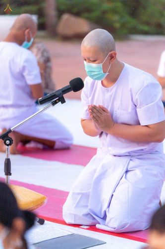 ภาพ No.43650:พิธีตัดปอยผมธรรมทายาท ณ เมืองโบราณ จ.สมุทรปราการ