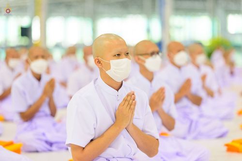 ภาพ No.44330:ประมวลภาพพิธีบรรพชา และพิธีถวายบาตร โครงการบวชภาคฤดูร้อน พ.ศ. 2565