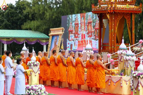 ภาพ No.48874:ประมวลภาพพิธีพระราชทานเพลิงศพ พระสุธรรมญาณวิเทศ (สุธรรม สุธมฺโม)