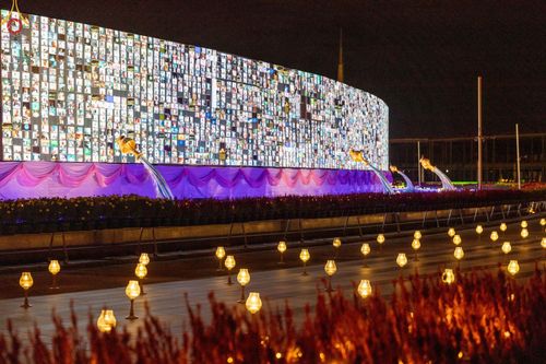 ภาพ No.49089:ประมวลภาพพิธีจุดประทีป  ในวันสมาธิโลก (วันเสาร์ที่ 6 สิงหาคม พ.ศ. 2565)