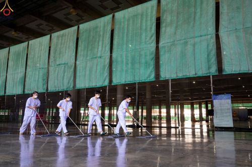 ภาพ No.47374:ประมวลภาพกิจวัตร-กิจกรรม ธรรมทายาท ในโครงการบรรพชาอุปสมบทหมู่ รุ่นเข้าพรรษา