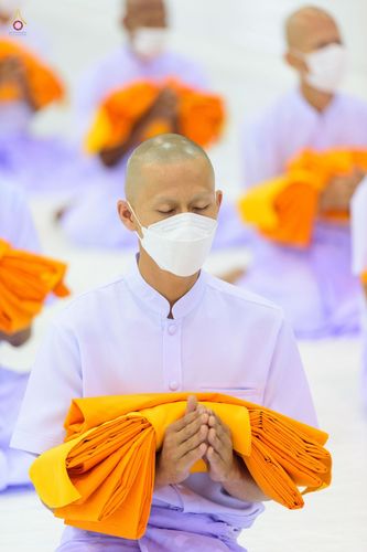 ภาพ No.44332:ประมวลภาพพิธีบรรพชา และพิธีถวายบาตร โครงการบวชภาคฤดูร้อน พ.ศ. 2565