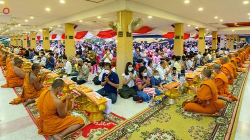 ภาพ No.53076:ประมวลภาพพิธีทอดกฐินสามัคคี ณ วัดพระยาสุเรนทร์ กรุงเทพมหานคร  (วันที่ 16 ตุลาคม พ.ศ. 2565)