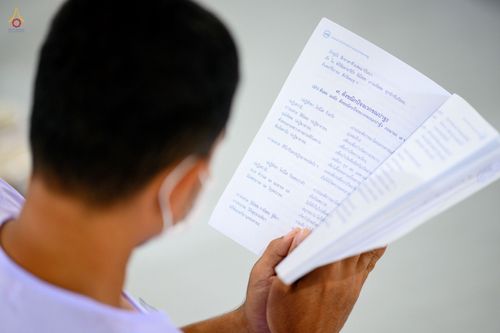 ภาพ No.47296:ประมวลภาพธรรมทายาท เข้ารับการอบรม ในโครงการบรรพชาอุปสมบทหมู่รุ่นเข้าพรรษา 2565