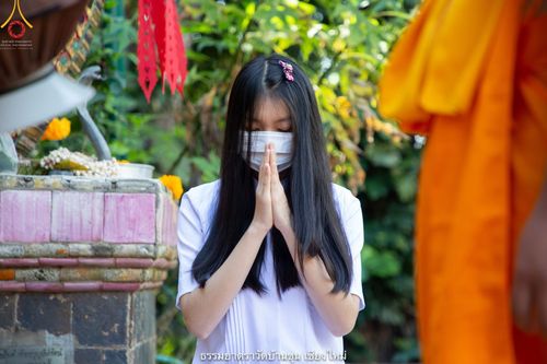 ภาพ No.39960:คณะพระภิกษุ - สามเณร วัดบ้านขุนกว่า ๓๐๐ รูป เดินธรรมยาตราฉลองแชมป์บาลี ๒๕๖๔