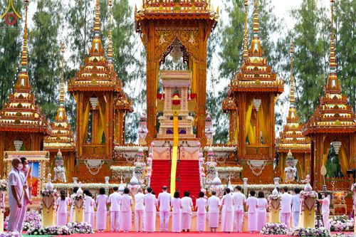 ภาพ No.48873:ประมวลภาพพิธีพระราชทานเพลิงศพ พระสุธรรมญาณวิเทศ (สุธรรม สุธมฺโม)