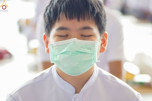 ภาพ No.48198:ประมวลภาพพิธีถวายผ้าอาบน้ำฝน และประทีปโคมไฟ เนื่องในวันอาสาฬหบูชา ประจำปี 2565