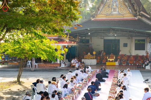 ภาพ No.311058:วันพฤหัสบดีที่ 26 กุมภาพันธ์ พ.ศ. 2569 พิธีถวายสังฆทานแด่คณะสงฆ์ 323 วัด ปีที่ 22 ครั้งที่ 182 พิธีมอบกองทุนหนุนแรงใจช่วยครูใต้ ปีที่ 19 ครั้งที่ 145 และพิธีทำบุญอุทิศส่วนกุศลให้ผู้วายชนม์