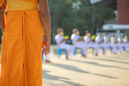 ภาพ No.39494:พิธีตัดปอยผม ปลงผม ขอขมารับผ้าไตรและพิธีบรรพชา ในโครงการอุปสมบท บูชาธรรมมหาปูชนียาจารย์ ประจำปี 2564  ชุดที่ 2