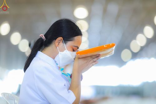 ภาพ No.46856:ประมวลภาพพิธีทอดผ้าป่าธรรมชัย ณ วัดพระธรรมกาย (5 มิถุนายน พ.ศ. 2565)