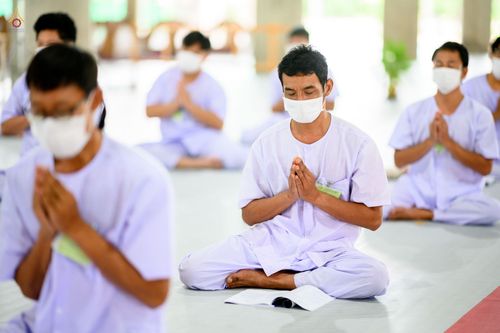 ภาพ No.47292:ประมวลภาพธรรมทายาท เข้ารับการอบรม ในโครงการบรรพชาอุปสมบทหมู่รุ่นเข้าพรรษา 2565