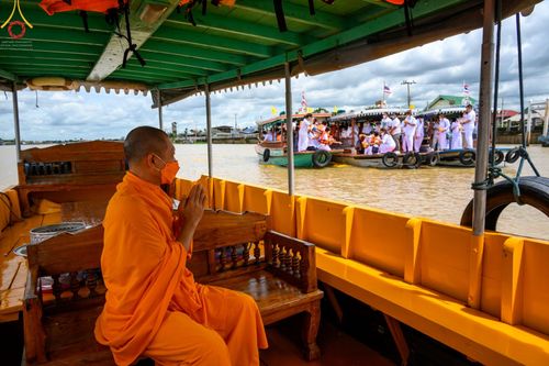 ภาพ No.49044:ประมวลภาพพิธีเก็บอัฐิและลอยอังคาร พระสุธรรมญาณวิเทศ  (สุธรรม สุธมฺโม)