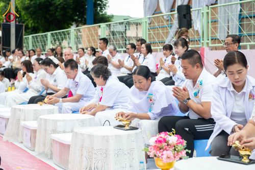 ภาพ No.350025:วันที่ 17 กันยายน พ.ศ. 2569 พิธีตักบาตรเข้าพรรษา 109 รูป ถวายเป็นพระราชกุศลสมเด็จพระบรมราชชนนีพันปีหลวง  ณ โรงเรียนสังข์อ่ำวิทยา อำเภอคลองหลวง จังหวัดปทุมธานี