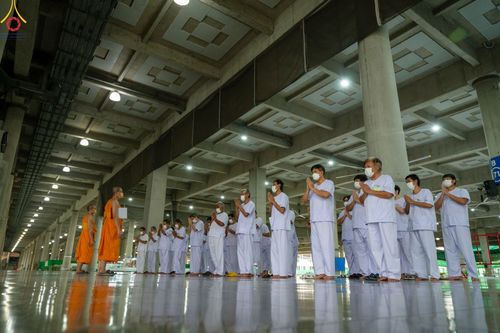ภาพ No.47382:ประมวลภาพกิจวัตร-กิจกรรม ธรรมทายาท ในโครงการบรรพชาอุปสมบทหมู่ รุ่นเข้าพรรษา