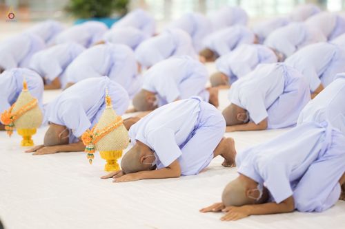 ภาพ No.44340:ประมวลภาพพิธีบรรพชา และพิธีถวายบาตร โครงการบวชภาคฤดูร้อน พ.ศ. 2565