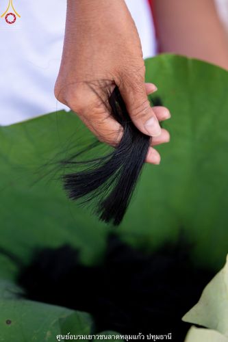 ภาพ No.39324:พิธีตัดปอยผมและปลงผมในโครงการอุปสมบท บูชาธรรมมหาปูชนียาจารย์ ประจำปี 2564 ชุดที่ 1