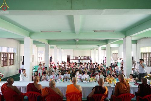 ภาพ No.57413:ประมวลภาพพิธีประดิษฐานพระบรมสารีริกธาตุพระเจดีย์ราชาธิราชมุนี ณ วัดอองเซยามิน ประเทศเมียนมาร์